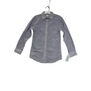 Cat and Jack Boys long sleeve button up shirt size XLarge 16 NWT